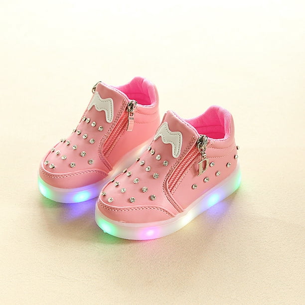 Children Kids Baby Girl Soft Sole Princess Shoes Cat Leather Moccasins Sneakers